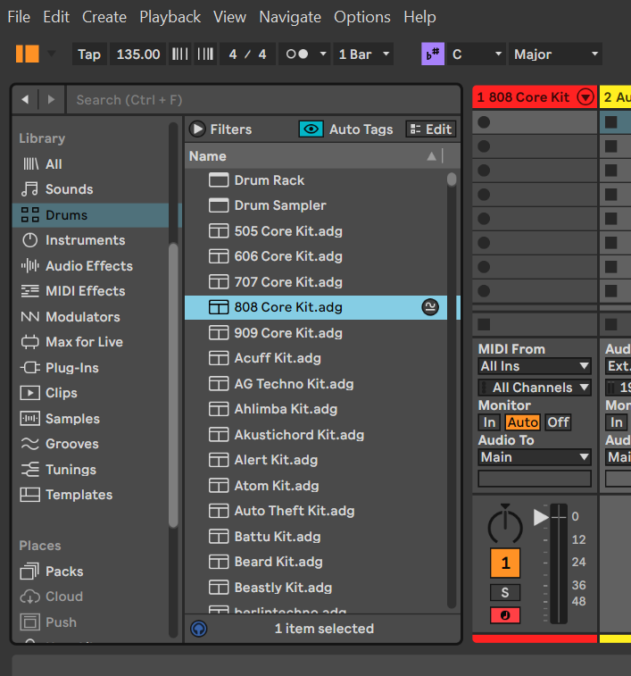 Ableton Live 808 Core Kit
