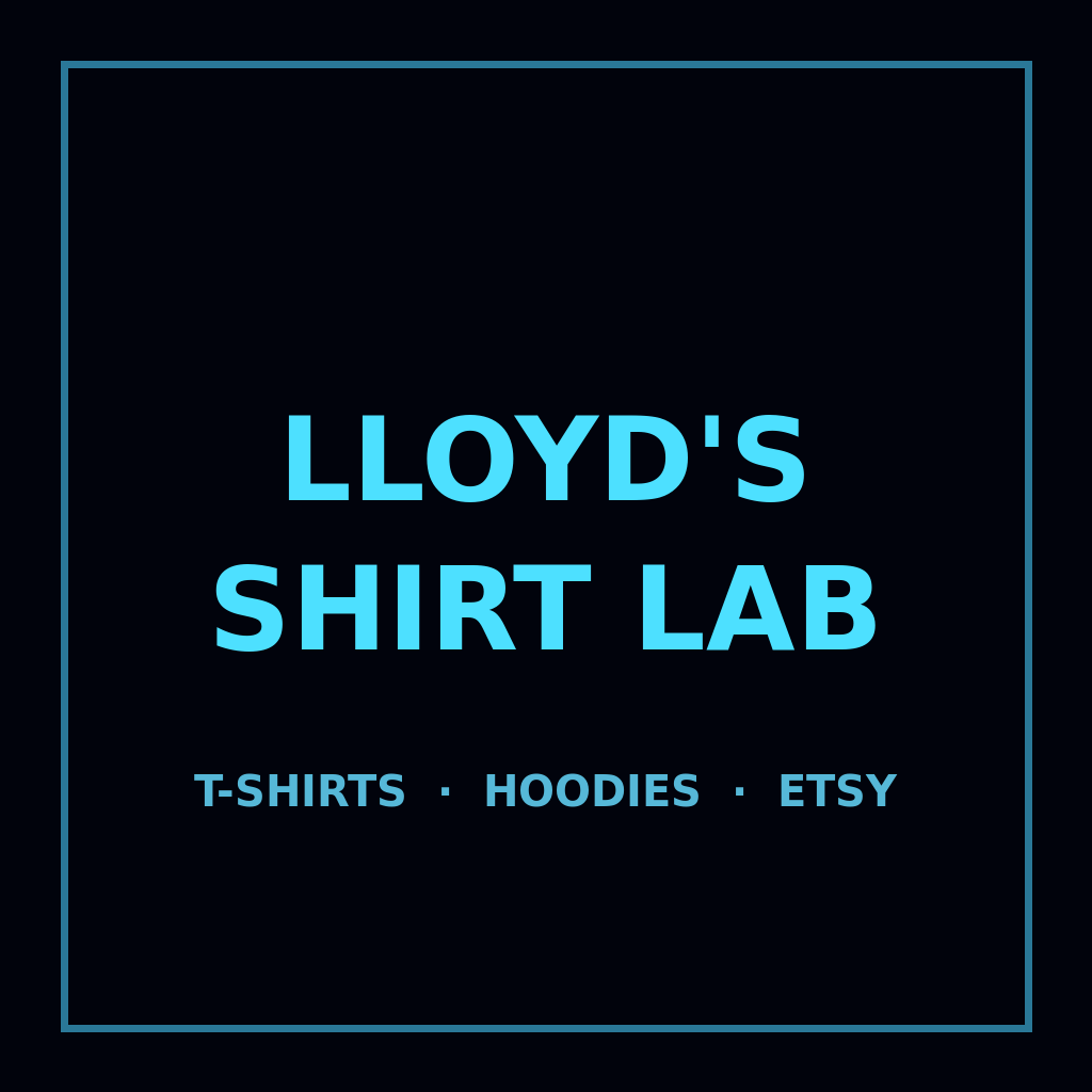 Lloyd's Shirt Lab Etsy shop with vintage synthesizer t-shirts and merchandise