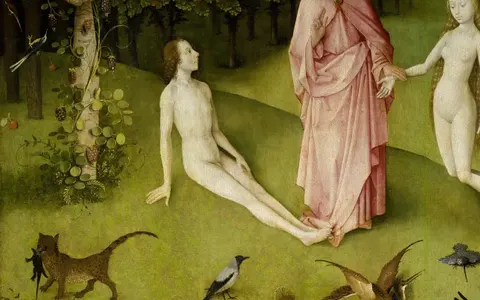 Adam, detail of The Garden of Earthly Delights