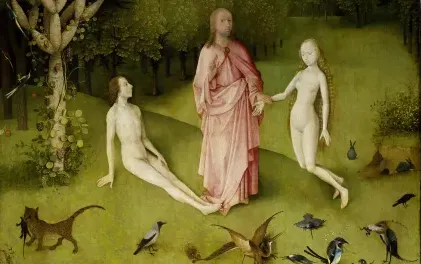 Eve, detail of The Garden of Earthly Delights